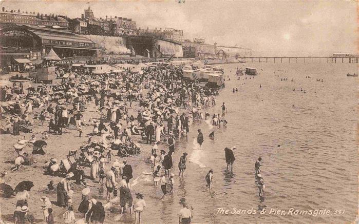 Ramsgate UK The Sands and pier