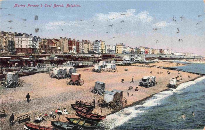 BRIGHTON East Sussex UK Marine Parade and East Beach