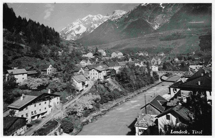 Landeck Tirol AT Panorama Alpen