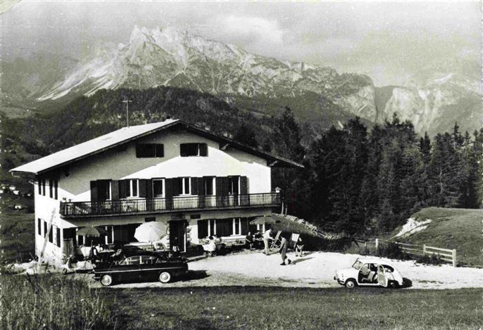 Monte Pana 1700m Santa Cristina Valgardena Trentino IT Pension Cendevaves Alpen