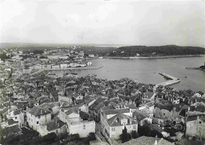 Rovinj Rovigno Istrien Croatia Kuestenpanorama