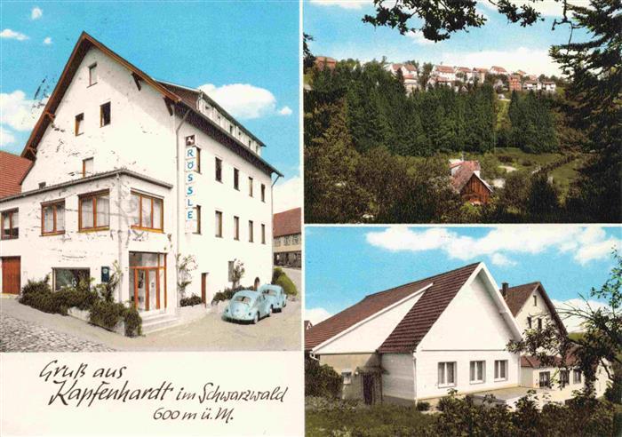 Kapfenhardt Gasthaus Pension zum Roessle Ansicht vom Waldrand aus