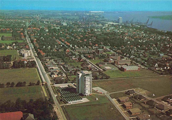 Nordenham Wesermarsch Niedersachsen Fliegeraufnahme