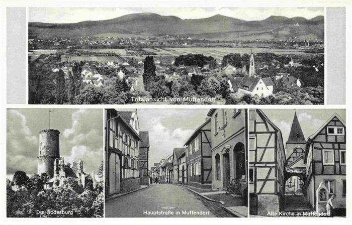 Muffendorf Bonn NRW Totalansicht Godesburg Hauptstrasse Alte Kirche