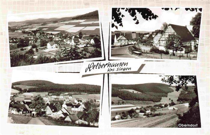Helberhausen Hilchenbach NRW Panorama Teilansichten Oberndorf