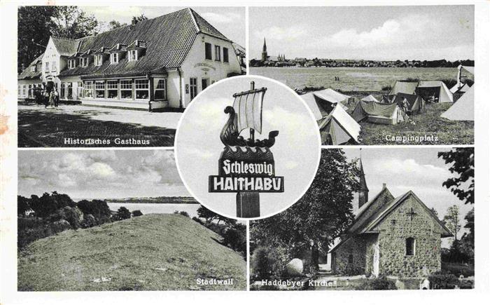 Haddeby Busdorf Historisches Gasthaus Haddeby Campingplatz Stadtwall Kirche