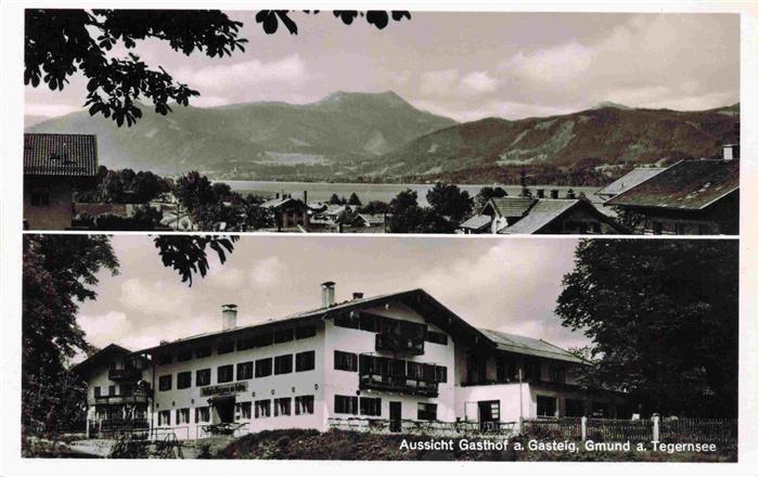 Gmund Tegernsee Bayern Panorama Aussicht Gasthof am Gasteig