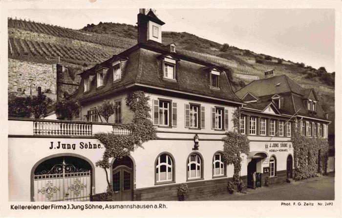 AssMANNSHAUSEN Rhein Kellereien der Firma J. Jung Soehne
