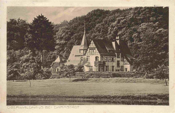 DARMSTADT Hessen Oberwaldhaus Denkmalgeschuetzter Gasthof im Oberwald