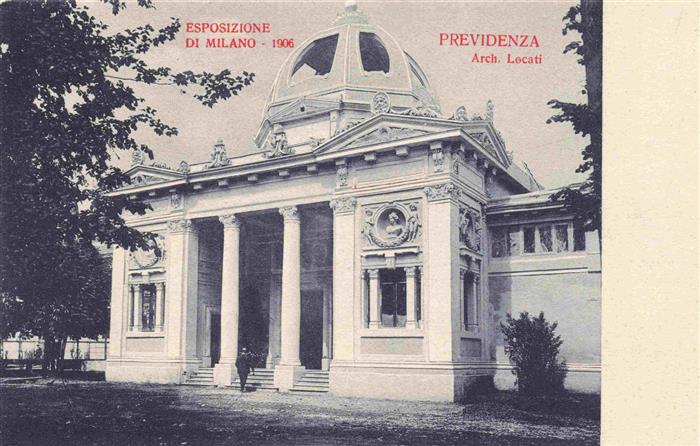 MILANO Mailand IT Esposizione di Milano 1906 Previdenza Cartolina Officiale