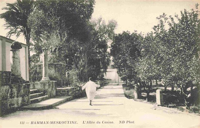 Hamman-Meskoutine Algerie Allée du Casino