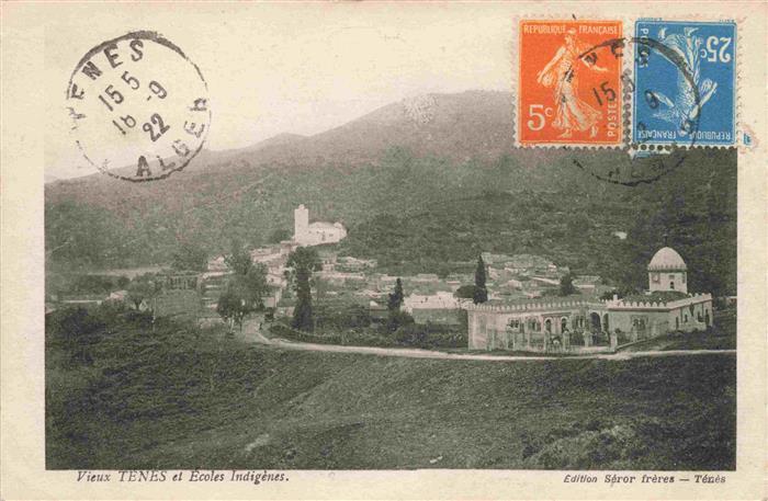 Tenes Algerie Vieux village et écoles indigènes