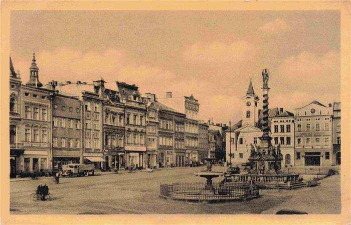 Broumov Braunau Boehmen CZ Stadtplatz