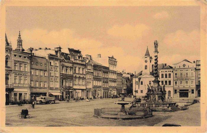 Broumov Braunau Boehmen CZ Stadtplatz
