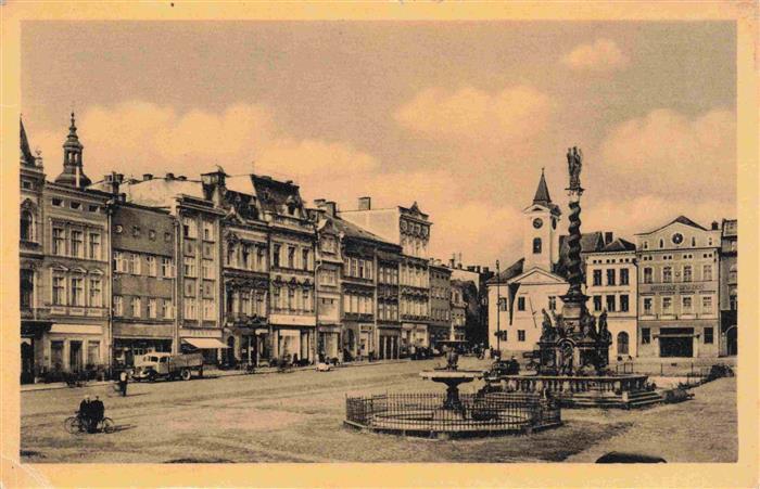 Broumov Braunau Boehmen CZ Stadtplatz
