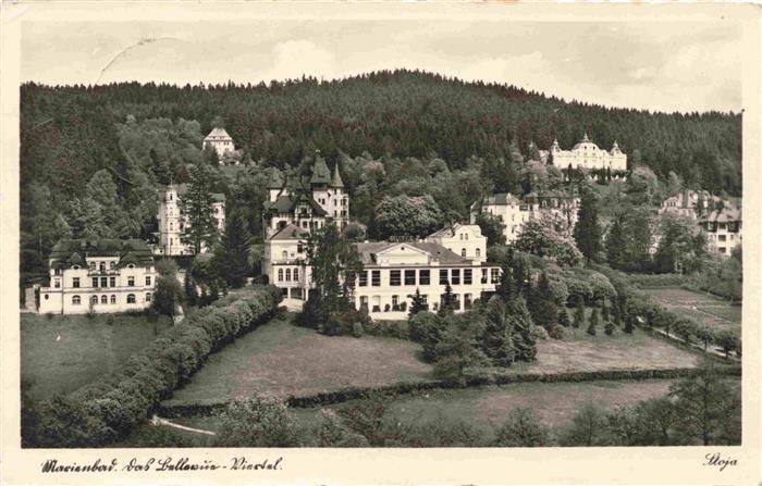 Marienbad MARIANSKE LAZNE CZ Panorama Bellevue-Viertel