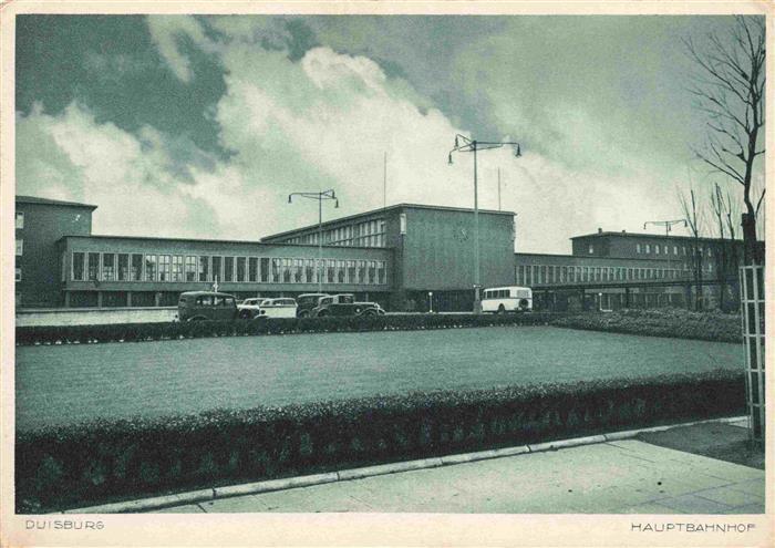 Duisburg Ruhr Hauptbahnhof Kupfertiefdruck