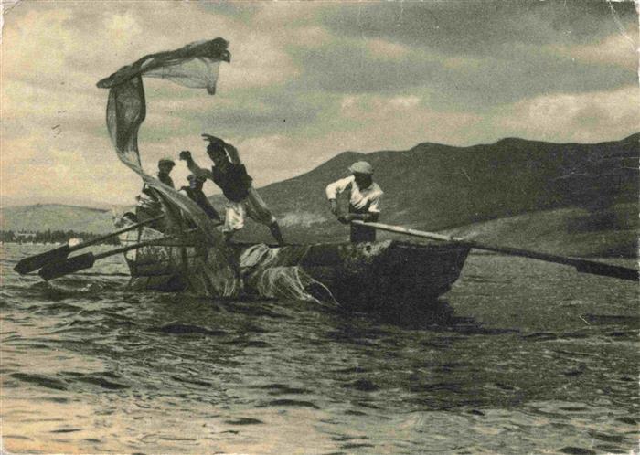 Ohrid Macedonia North Fischerboot