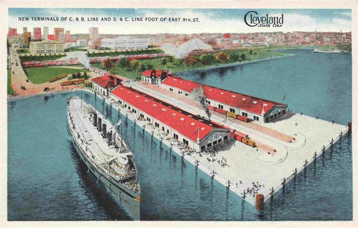 Cleveland Ohio USA New Terminals of C and B Line