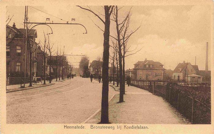 Heemstede NL Bronsteeweg bij Koediefslaan