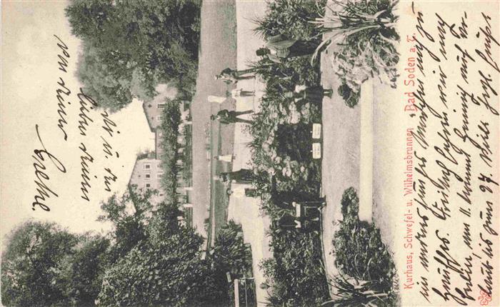 BAD SODEN  Taunus Kurhaus Schwefel und Wilhelmsbrunnen