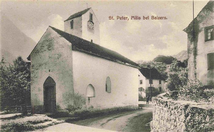 Maels Balzers Liechtenstein FL St Peter Kirche
