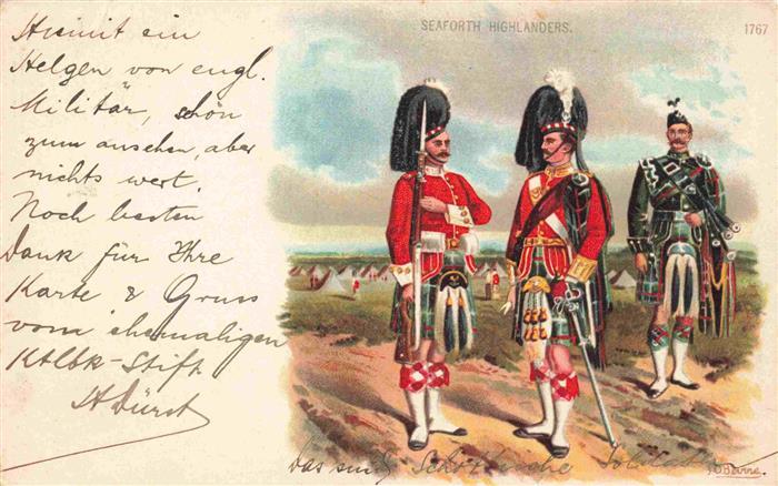 Scotland Schottland UK Seaforth Highlanders