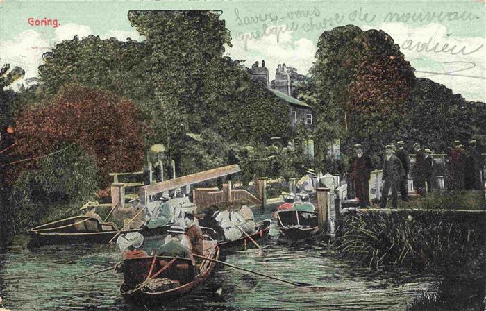 Goring-on-Thames Oxfordshire UK Bootspartie