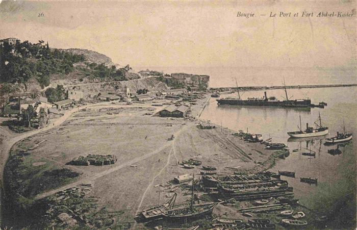 Bougie Bejaia Algerie Le port et Fort Abd-el-Kader