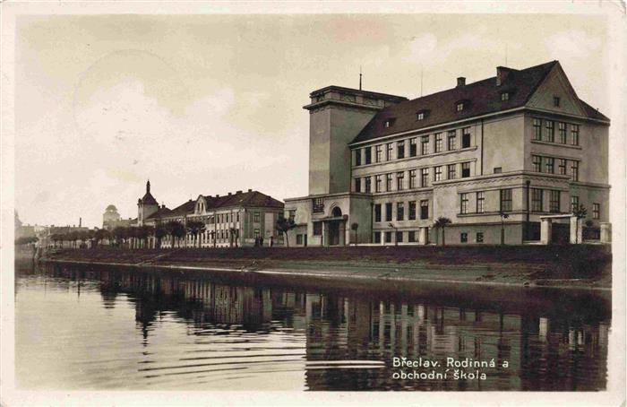 Breclav Lundenburg CZ Rodinná a obchodni skola Feldpost