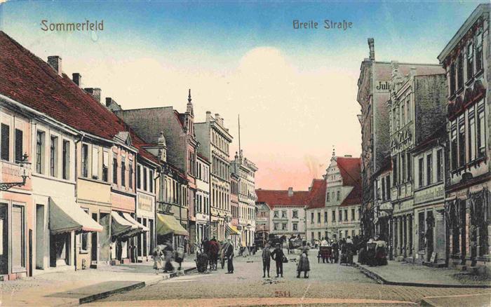 Sommerfeld Lubsko PL Breite Strasse Feldpost