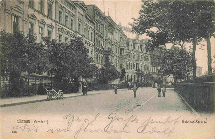 Cuestrin-Neustadt Kuestrin Ostbrandenburg Kostrzyn PL Bahnhofstrasse