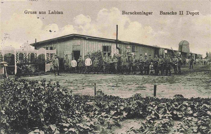 Labiau Polessk Kaliningrad RU Barackenlager Baracke II Depot Feldpost