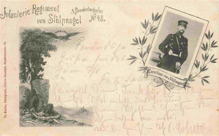 Kuestrin Cuestrin-Neustadt Ostbrandenburg Kostrzyn PL Infanterie Regiment von St