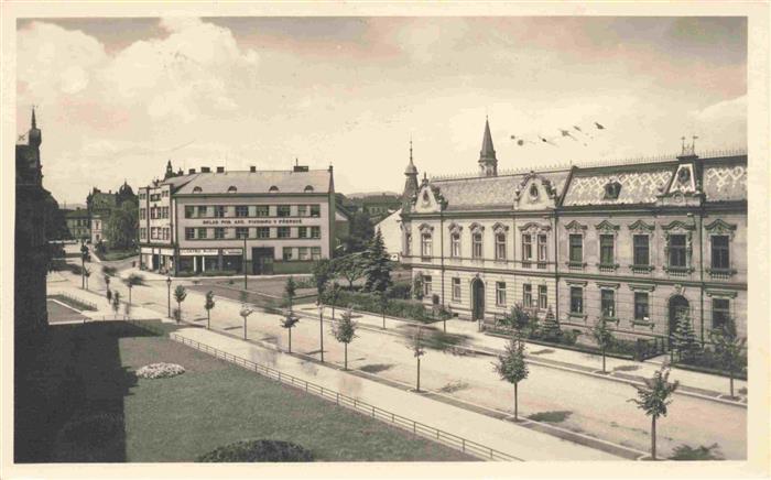 Friedberg Frymburk Boehmen CZ Ortspartie Feldpost