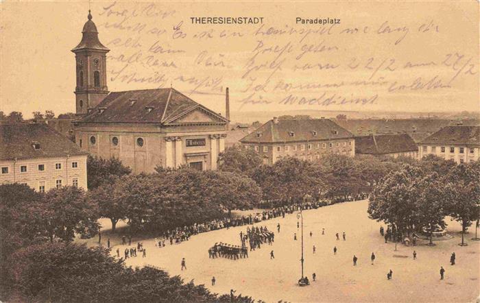 Theresienstadt Terezin CZ Paradeplatz