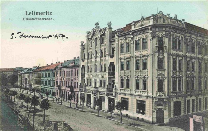 Leitmeritz Litomerice CZ Elisabethstrasse
