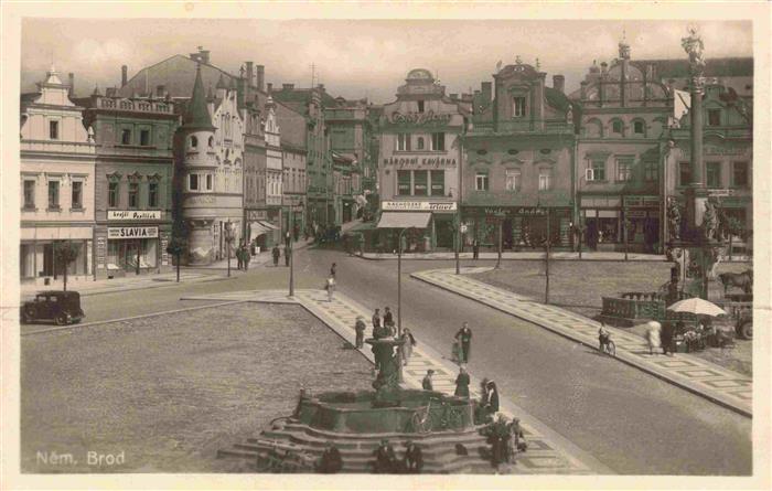 Nemecky-Brod Havlickuv Brod Deutsch-Brod CZ Marktplatz Brunnen