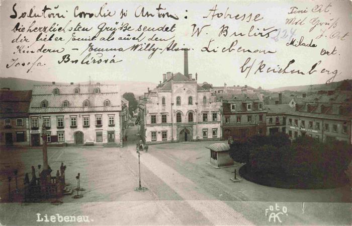 Liebenau Hodkovice nad Mohelkou CZ Ortspartie