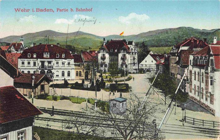 Wehr Baden Partie beim Bahnhof