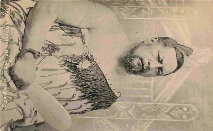 Maori Typen Haeuptling