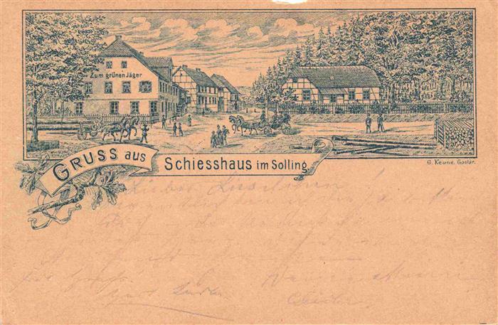 Bodenfelde Schiesshaus im Solling