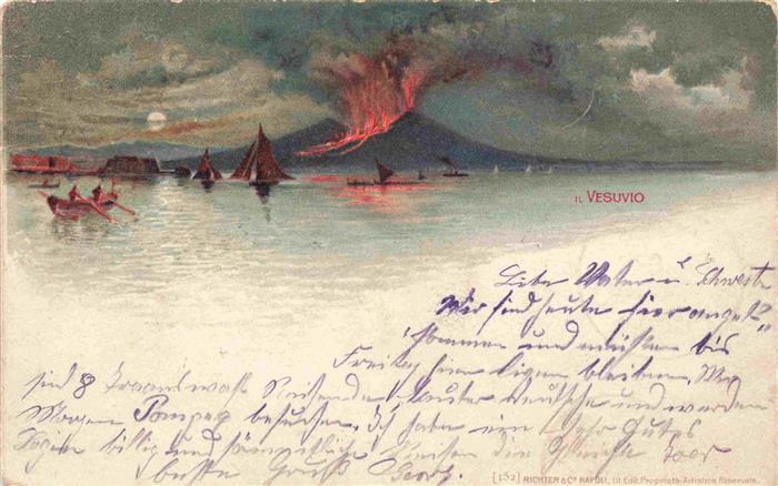 Vesuvio Vulkan Vulcano Volcano Napoli Campania IT Panorama
