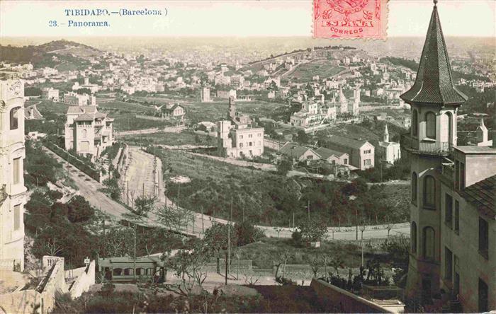 Tibidabo BARCELONA Cataluna ES Panorama