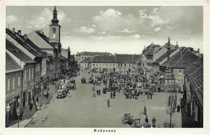 Rokycany Rokitzan CZ Stadtzentrum