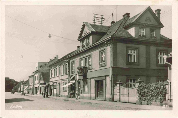 Smirice nad Labem Smirschitz CZ Strassenpartie