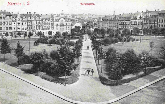 Meerane Sachsen Wettinerplatz