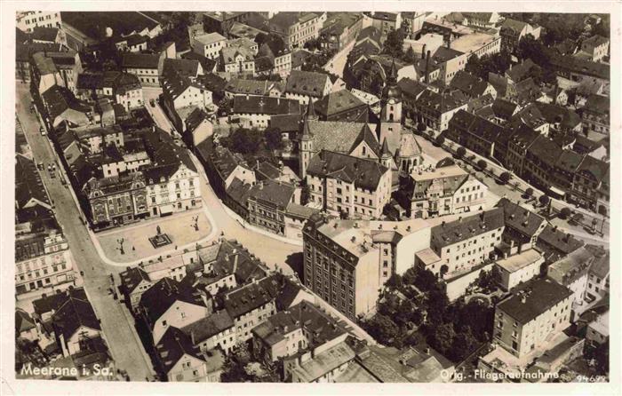 Meerane Sachsen Stadtzentrum