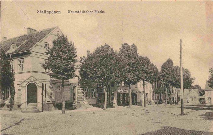 Stallupoenen Ebenrode Nesterow Oblast Kaliningrad RU Neustaedtischer Markt Feldp
