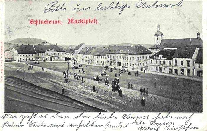 Schluckenau Sluknov CZ Marktplatz
